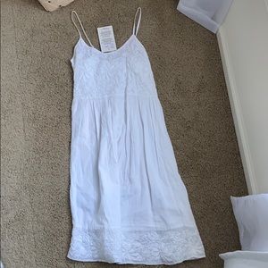 White cotton dress from Spain